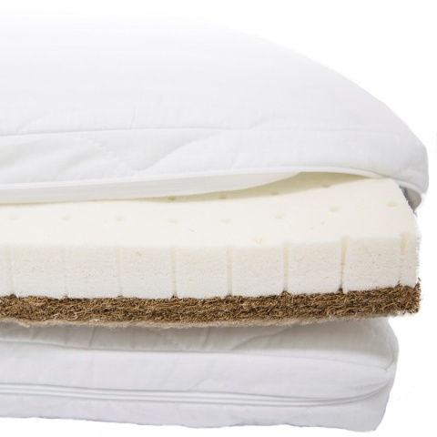 Materac dla dzieci pianka pamięciowa kokos 70cm / 70cm BRAK ORYGINALNEGO OPAKOWANIA